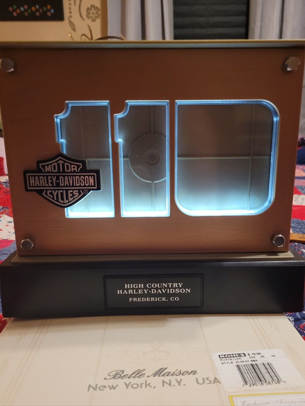 Harley Davidson Light Up Picture Frame